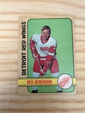 1972-73 O-Pee-Chee #123 Red Berenson DP - Detroit Red Wings (invMs1)