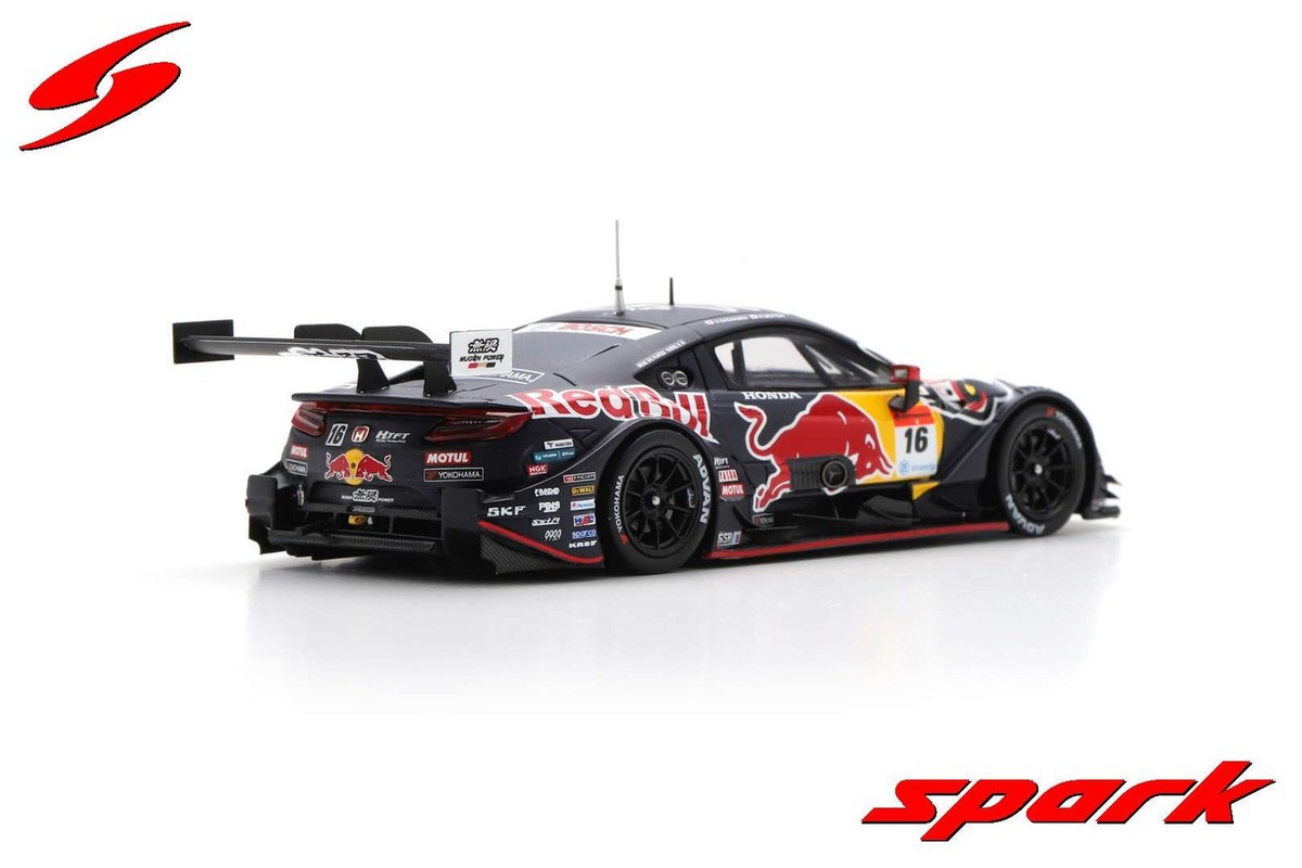 特注【spark】Red Bull MOTUL MUGEN NSX-GT Spark SGT108 1/43 Red Bull MOTUL MUGEN NSX-GT No.16 GT500