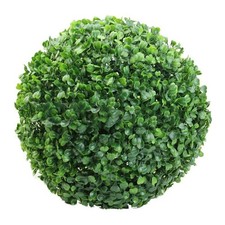(2) Artificial Topiary Ball Compact Decorative Realistic Plastic Garden