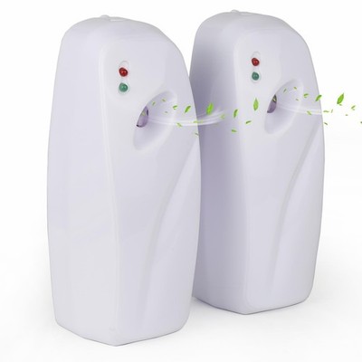 Automatic Air Freshener Spray Dispenser 2-Pack,Wall Mounted/Free Standing Aut...