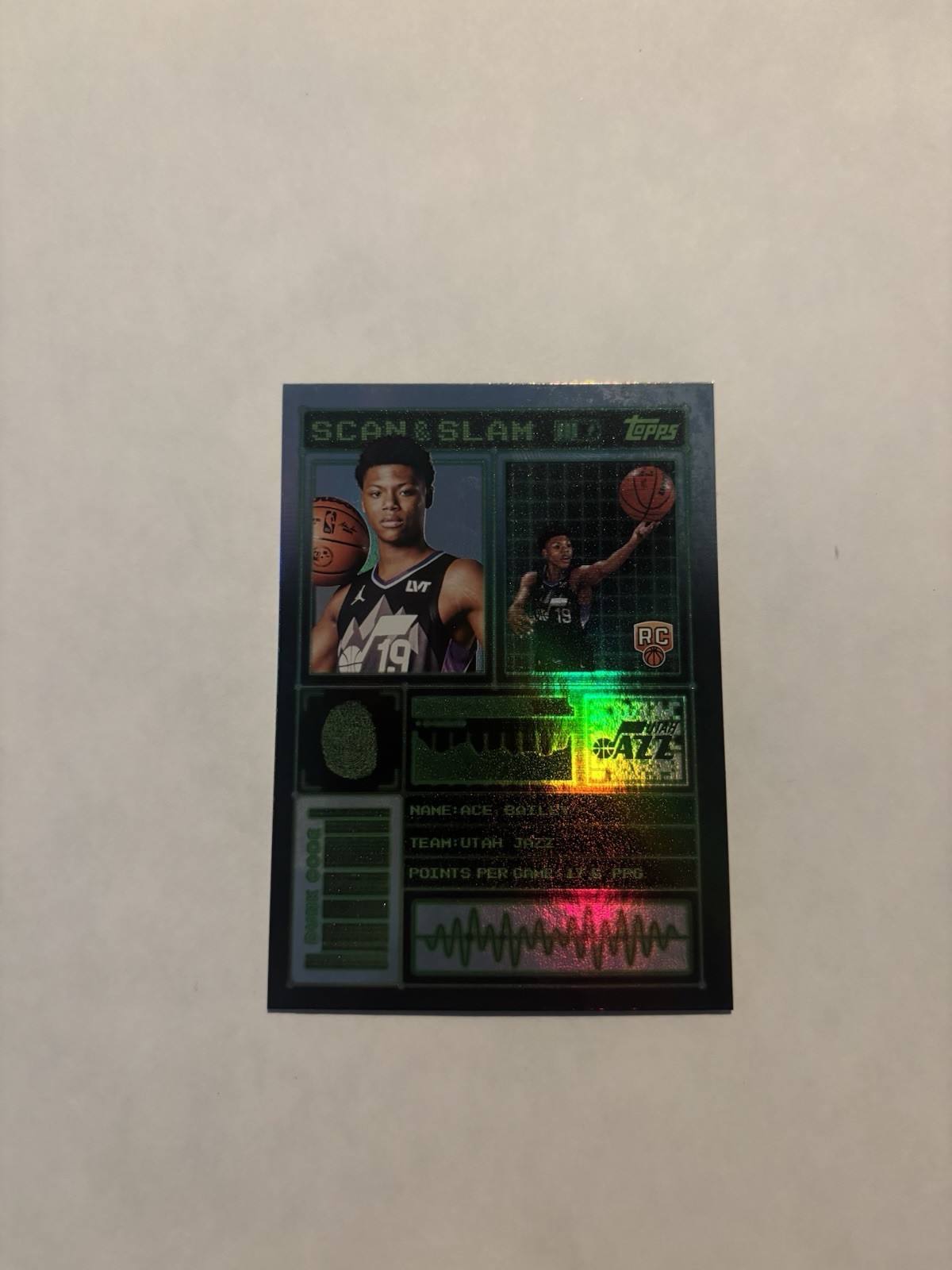 2025-26 Topps Target Black Friday Ace Bailey Scan And Slam RC #SS-30 Jazz Rookie