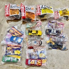 Vintage McDonalds Happy Meal Toy Lot 10pc Hot Wheels Racing Tonka 1992-1997 NIP