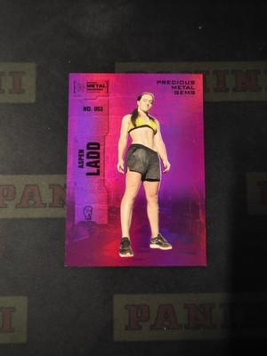 2022 Skybox Metal Universe Aspen Ladd Precious Metal Gems Pink 71/75 #053 MMA