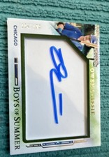 2025 Panini Boys of Summer - Jumbo Acetate Signatures Owen Caissie #104/199