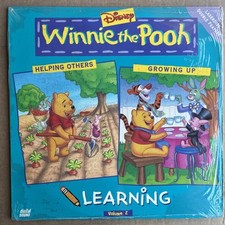 Winnie the Pooh Learning laserdisc Helping Others Growing Up Disney