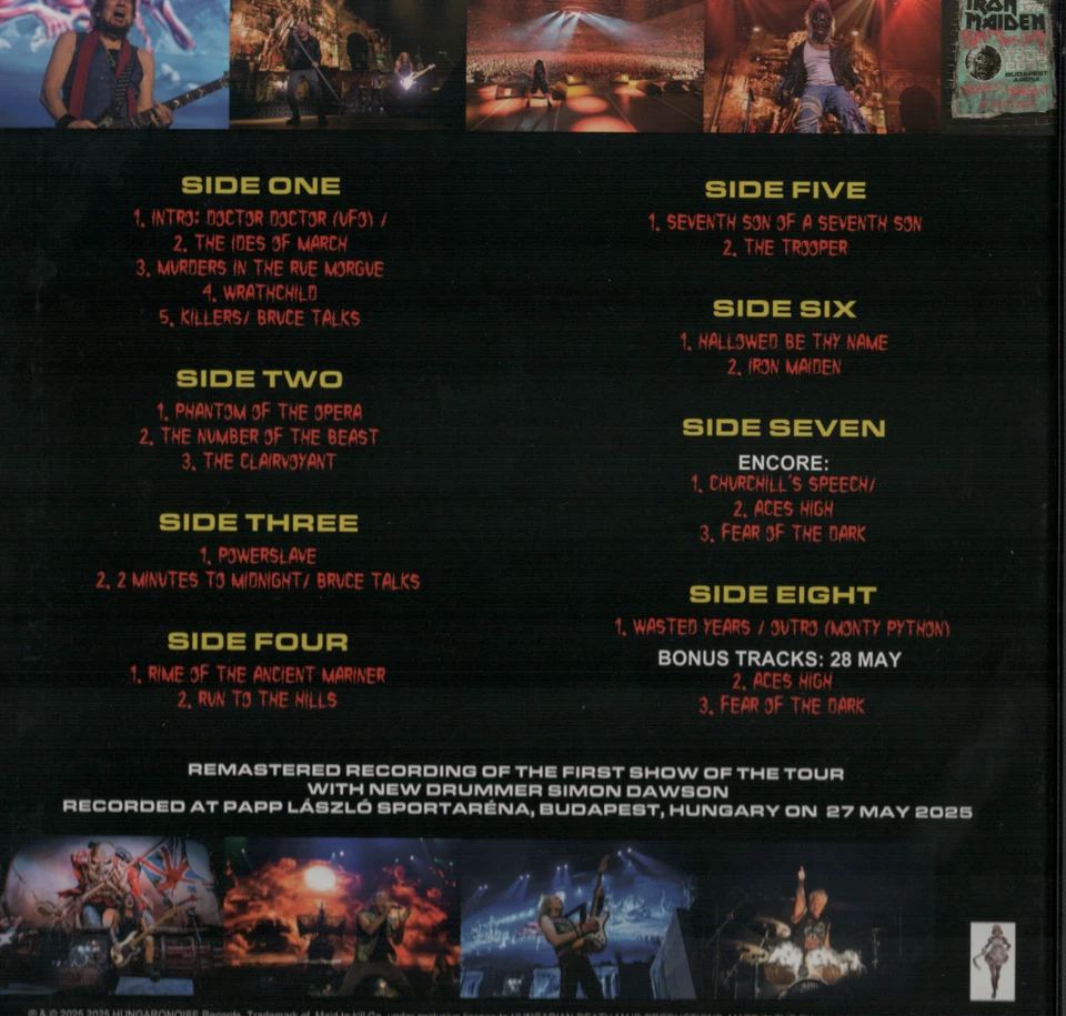 IRON MAIDEN - Run For Your Lives / World Tour 2025 + rare Box mit 4 LP`s - Bild 2 von 4