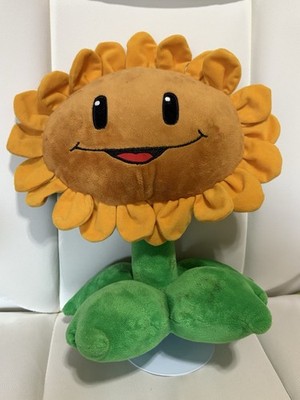 Plants Vs Zombies Worldmax Sunflower Plush Popcap Rare PVZ Toy