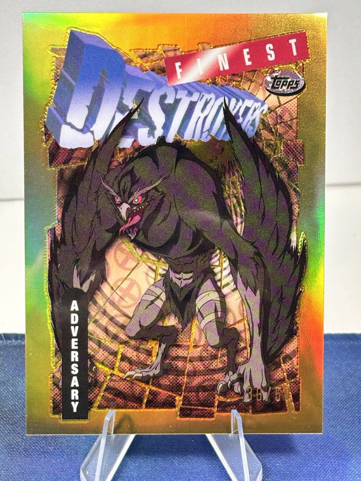 2025 topps finest x-men 97 Gold /50 Adversary Destroyers Card Common Tier #49