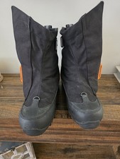 45NRTH Mountain Cycling Boots Insulated Water Resistant Black Orange Men Size 48