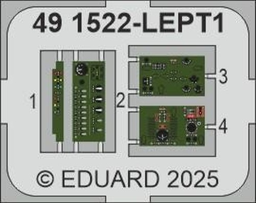 EDUARD 491522 1/48 Upgrade Set Photo Etched set for EDUARD Kit