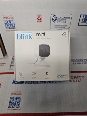 Blink Mini Indoor Plug-In Live HD Smart Security Camera