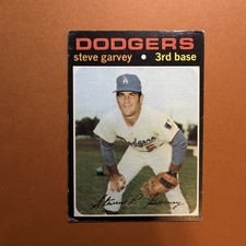 1971 Topps Steve Garvey #341 Los Angeles Dodgers Vintage Rookie Card (RC) VG+. rookie card picture