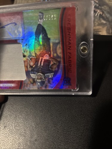 Certifié Panini 2019 - Tissu Freshman Signatures A.J. Miroir marron #209 rouge... - Photo 10/10