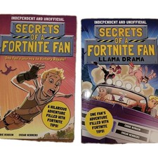 Secrets of a Fortnite Fan Series 1-2 Collection 2 Books Set by Eddie Robson