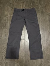 Prana Stretch Zion Pants Men's Size 36x32 , Gray