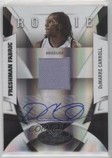 2009 Certified Freshman Fabric Signatures 328/399 DeMarre Carroll #194 Auto pt8