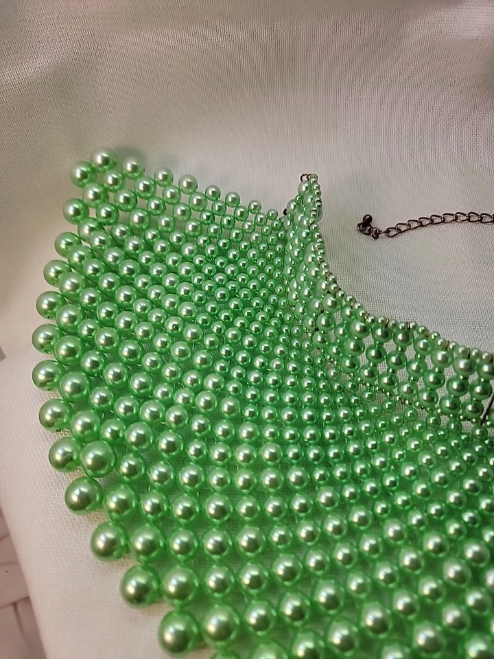 Green Statement珍珠领项链 — 第 3/4 张图片