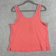 Cabana Life UPF 50+ Swim Tank Top Womens L Co...