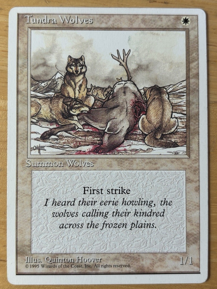 Tundra Wolves English Alternate 4th Edition 4ED mtg MP | eBay