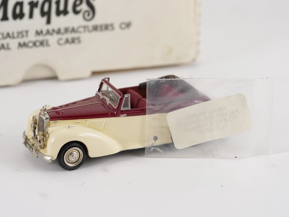 TOP MARCHE HE4 ALVIS TC Drophead 1954 Metal Maroon 1/43 Magnifico - Immagine 2 di 4