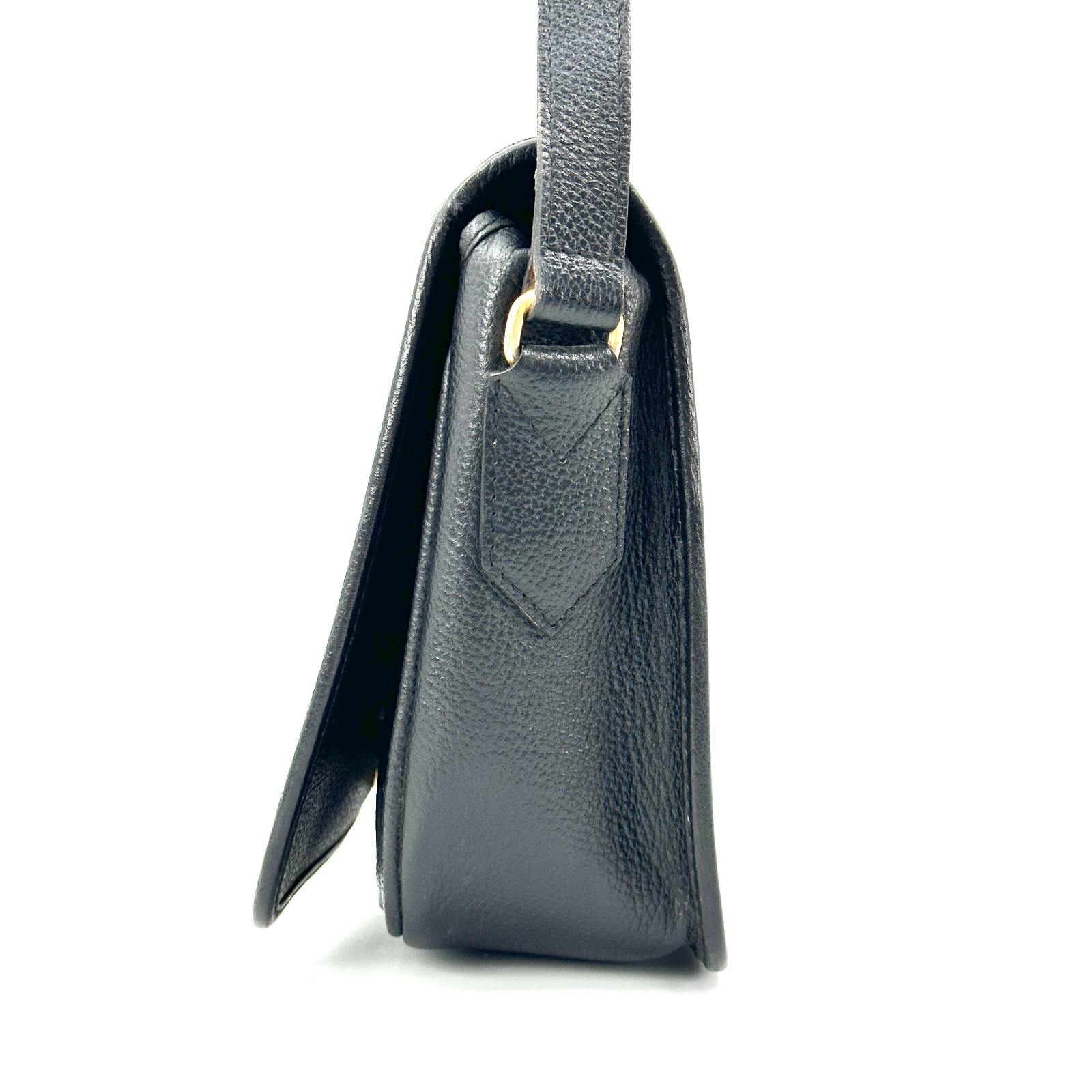 Borsa a tracolla Yves Saint Laurent pelle vintage YSL nera autentica #876