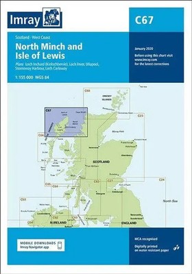 C67 North Minch and Isle of Lewis | Imray C Series | Englisch | (Land-)Karte