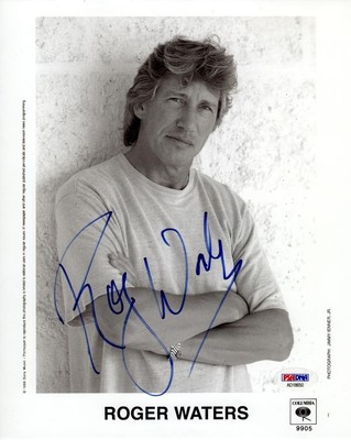 Photo Signée Roger Waters - Chèvre - Dédicacée 8x10 Pouces - Avec COA (Certificat)