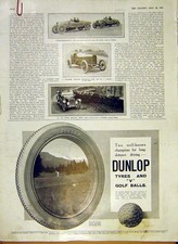 Original Old Antique Print Motor Car Talbot Sunbeam Rover Daimler Evesham 1914
