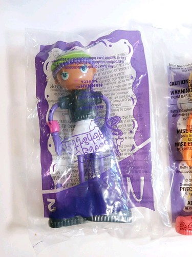 Betty Spaghetti Dolls NIP Mcdonalds 3 Happy Meal Toys VTG 2003 - Picture 2 of 10