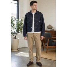 Levi's 507XXE Type II Jacket Mens 46 XXL Dark Indigo Selvedge Japan Big E T-Back