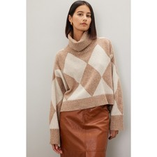 Derek Lam 10 Crosby Catalina Diamond Sweater
