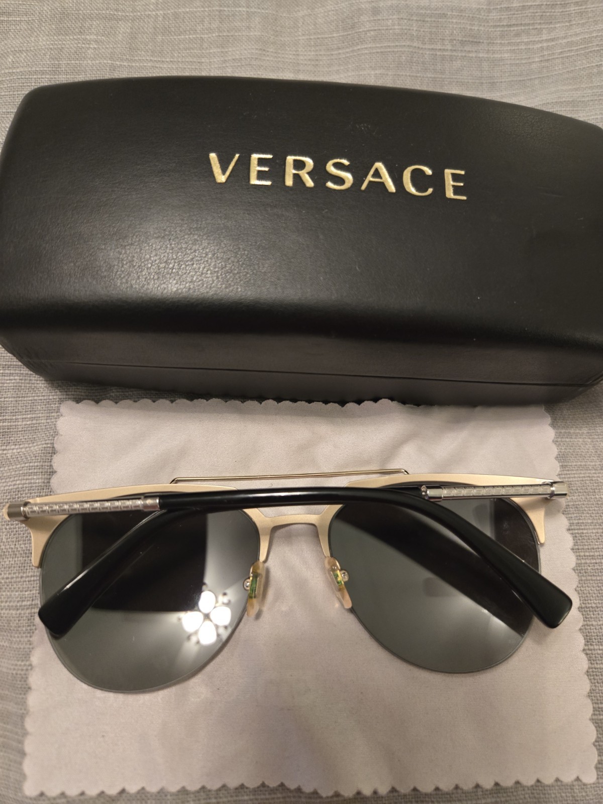 Authentic Mod 2181 Vesace Solid Mirror Sunglasses… - image 2