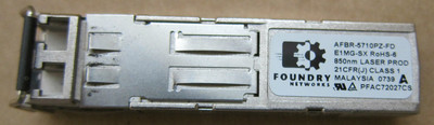 Foundry Networks Avago AFBR-5710PZ-D SFP GBIC Stecker