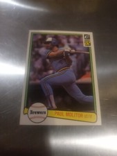 1982 Donruss Paul Molitor    78 Milwaukee brewers baseball card