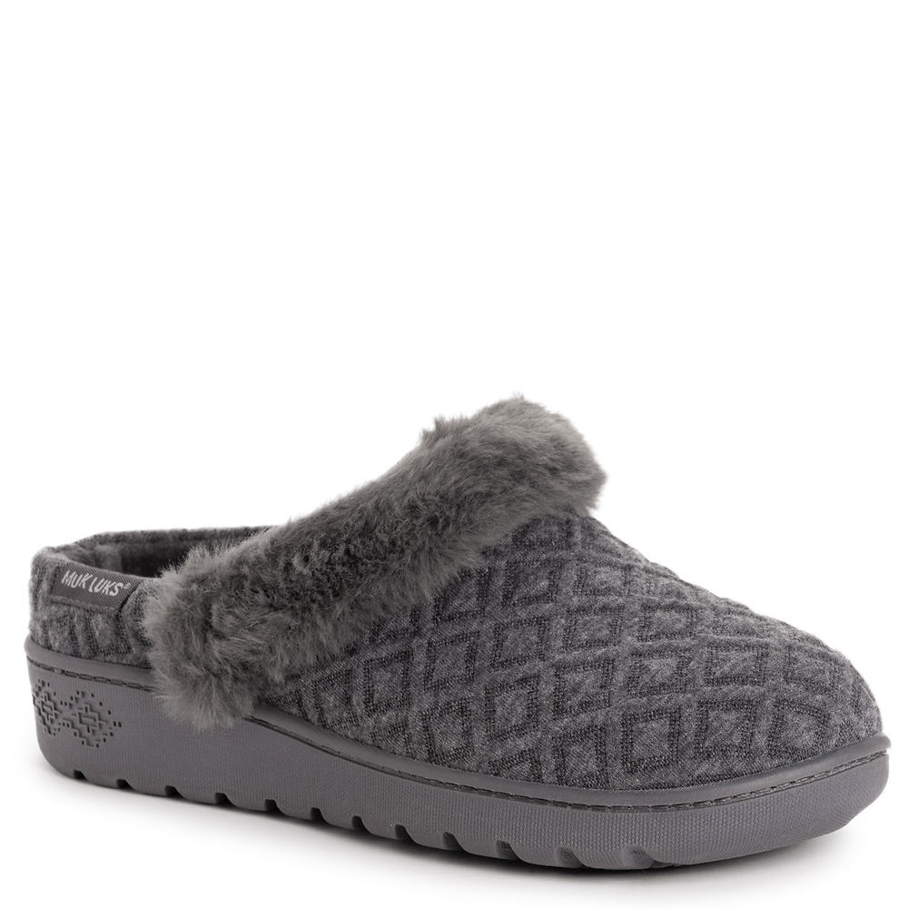 MUK LUKS Quianna Lee Womens Slipper Medium BM US - Dark Grey 4190₽