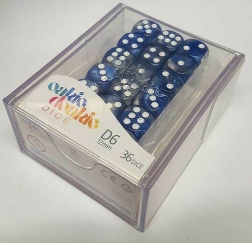 Oakie Doakie DICE - Gemidice, Liquid Steel (36 D6 Dice, 12mm) - Picture 2 of 3