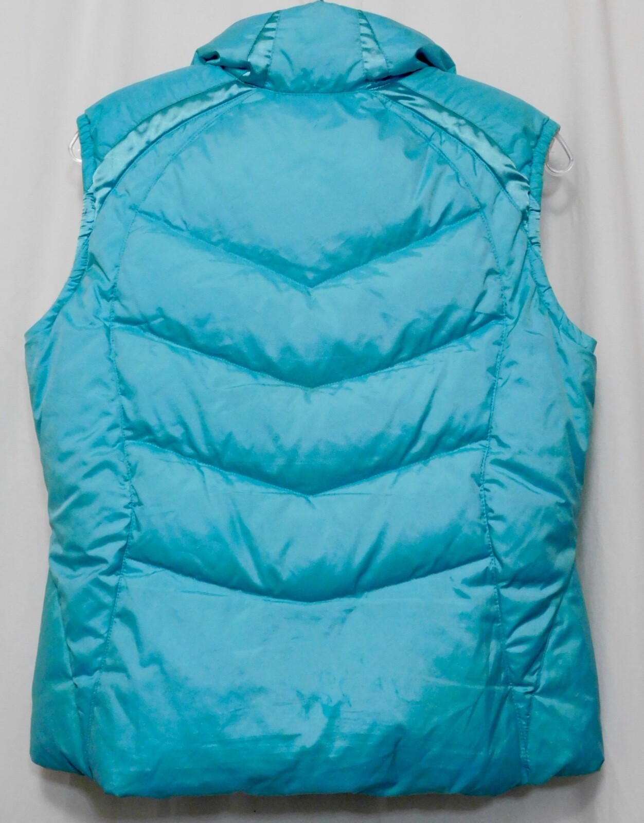 Nike Down Puffer Vest Womens M Puffy Duck Down Revers… Gem