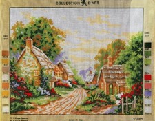 Needlepoint Tapestry Painted Canvas Gobelin 11865 20"x24" Collecrtion DArt