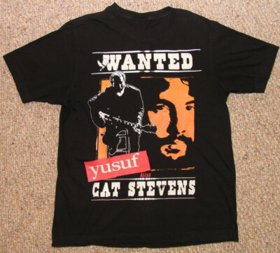 VTG Cat Stevens PEACE TRAIN TOUR 2013 Shirt Classic Black Unisex S-5XL CC4263