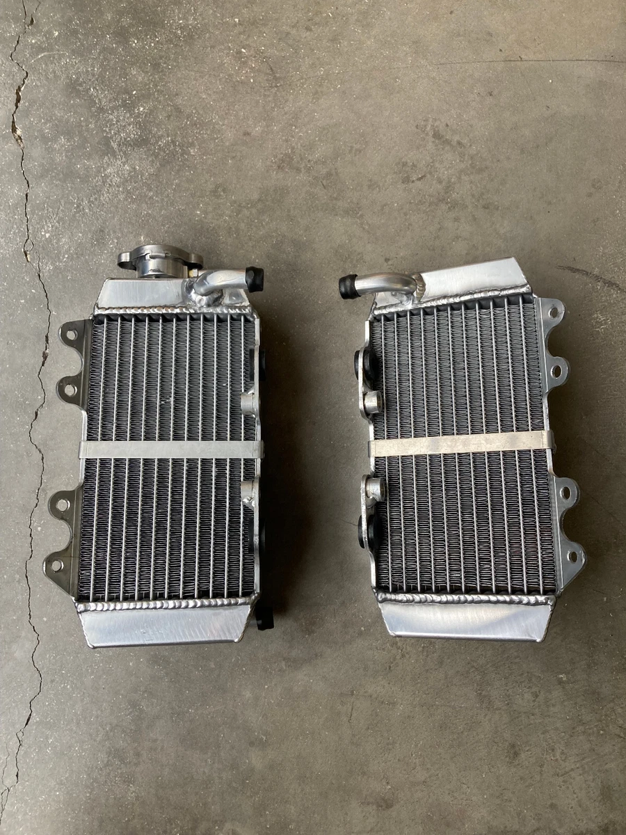 Radiateur Aluminium Gauche + Droit Pour Honda CRF250R 2014-2015 – Tout Aluminium, Bouchon Inclus