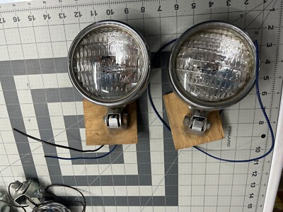 RARE 2-pack VINTAGE OHIO genuine Amish Buggy Lights 1970's