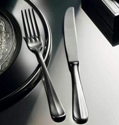 12 Forchette Tavola Table Forks Baguette Stone Washed Acciaio Inox Pinti1929 New