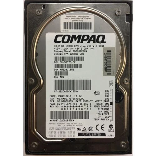 Compaq Fast-Wide SCSI Hard Drives (HDD, SSD & NAS)