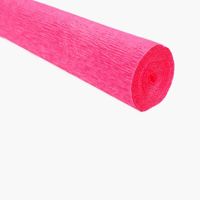Krepppapier Rolle 180g (50 x 250cm) Shocking Pink (Farbton 551)