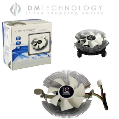 DISSIPATORE VENTOLA RAFFREDDAMENTO CPU 775/1150/FM2 LC-POWER COSMO COOL LC-CC85