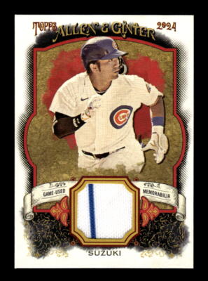 2024 Topps Allen & Ginter #AGR-SS Seiya Suzuki A&G Relics Full Size A