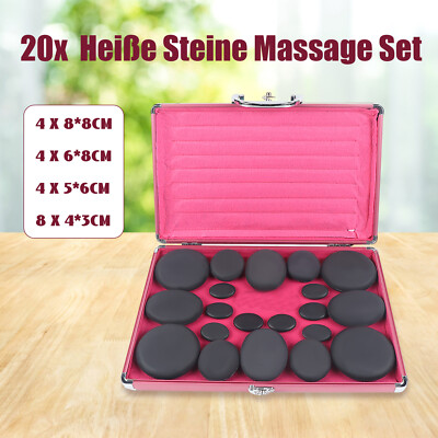Hot Stone Massage Set Groß Erwärmer Heater Box Stein + Heizbox für Spa Massage