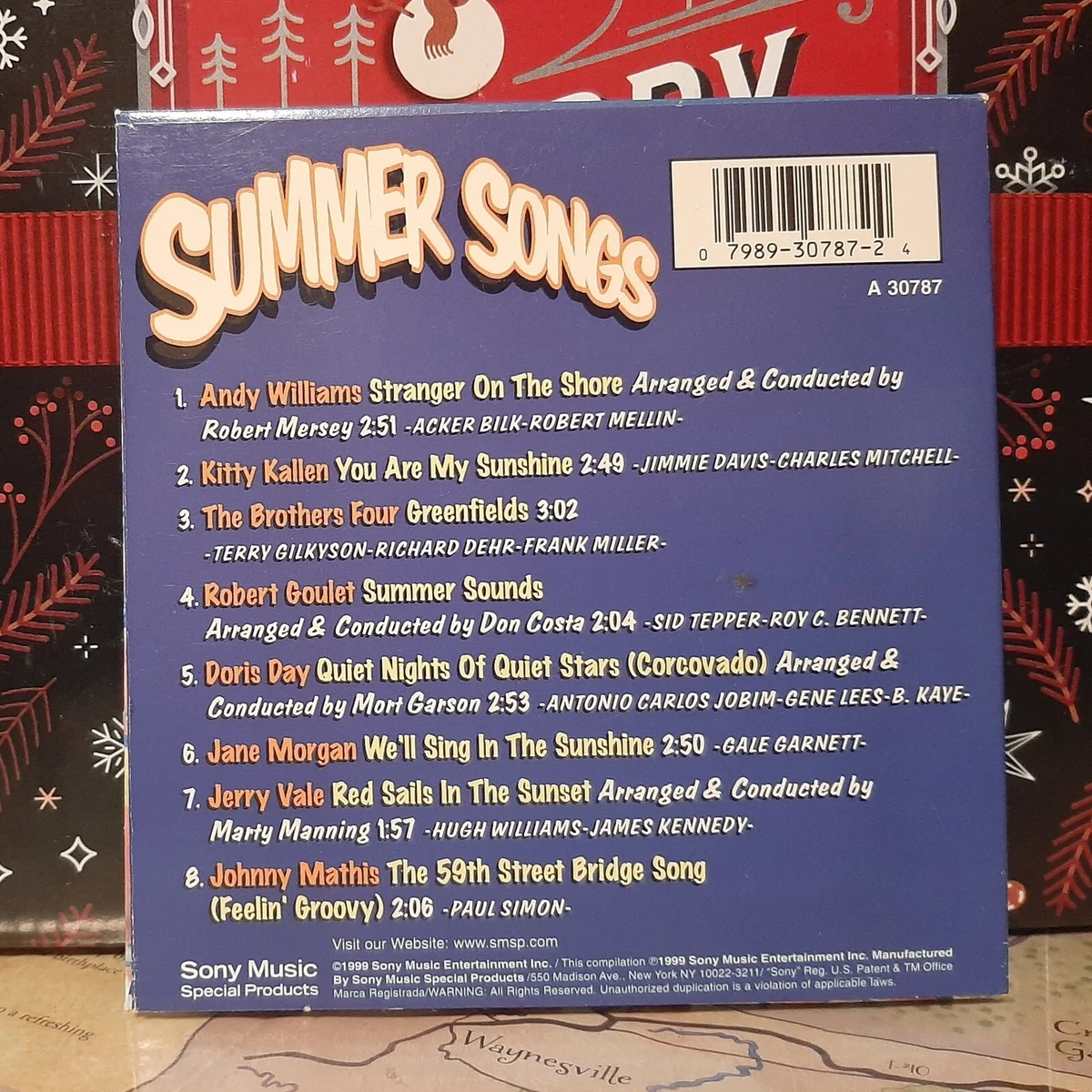 SUMMER SONGS CD (1999) ~ JOHNNY MATHIS BROTHERS 4 JERRY VALE DORIS DAY R.  GOULET | eBay