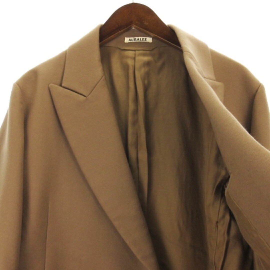 Auralee LIGHT MELTON DOUBLE BREASTED COAT CHESTER A9AC01LM Auralee LIGHT MELTON DOUBLE BREASTED COAT CHESTER A9AC01LM