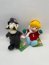 Frosty The Snowman PROFESSOR HINKLE &  KAREN Plush Set 1999 CVS Stuffins Limited